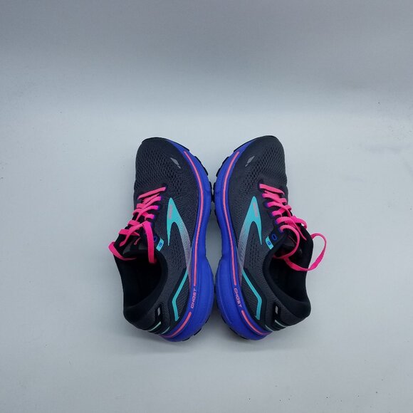 Brooks Ghost 15 Women's Size 8.5 B (Medium) Running Shoes Black Blue Aruba - Picture 7 of 13
